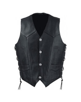 MOTORBIKE LEATHER VESTS